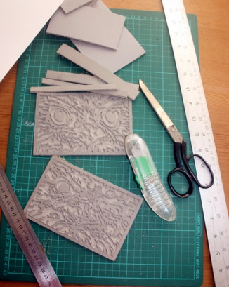 Preparing a Linocut Block for printing – Wildflowerings Linocut