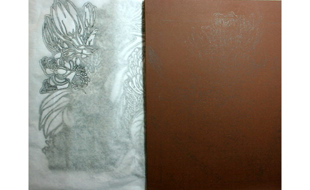 Transferring Image to Carving Block With Parchment Paper
