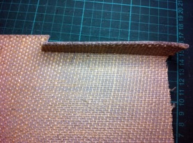 Cutting back edges of linoblock 3